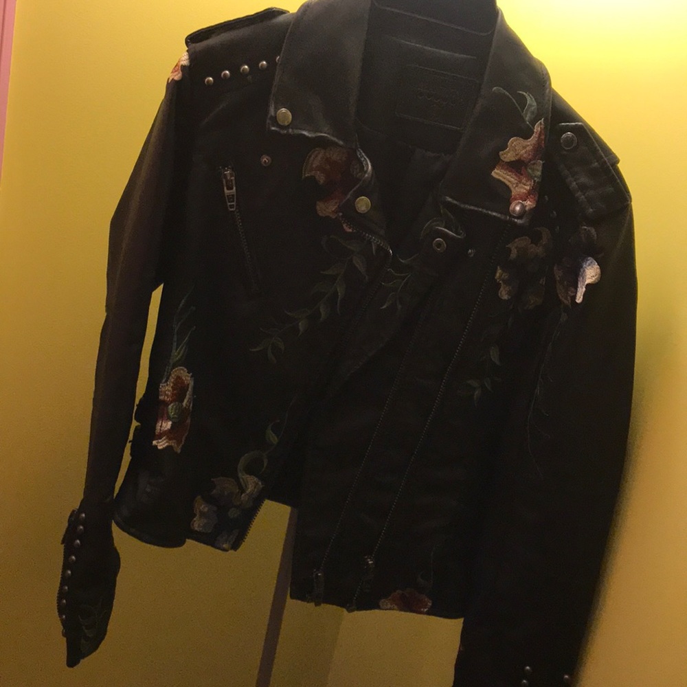 Blank nyc embroidered Motto jacket RARE